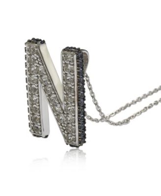 Suzy Levian Sterling Silver Cubic Zirconia Full Finger Knuckle Ring