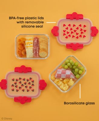 Disney Mickey Minnie Food Storage Containers, Set of 2