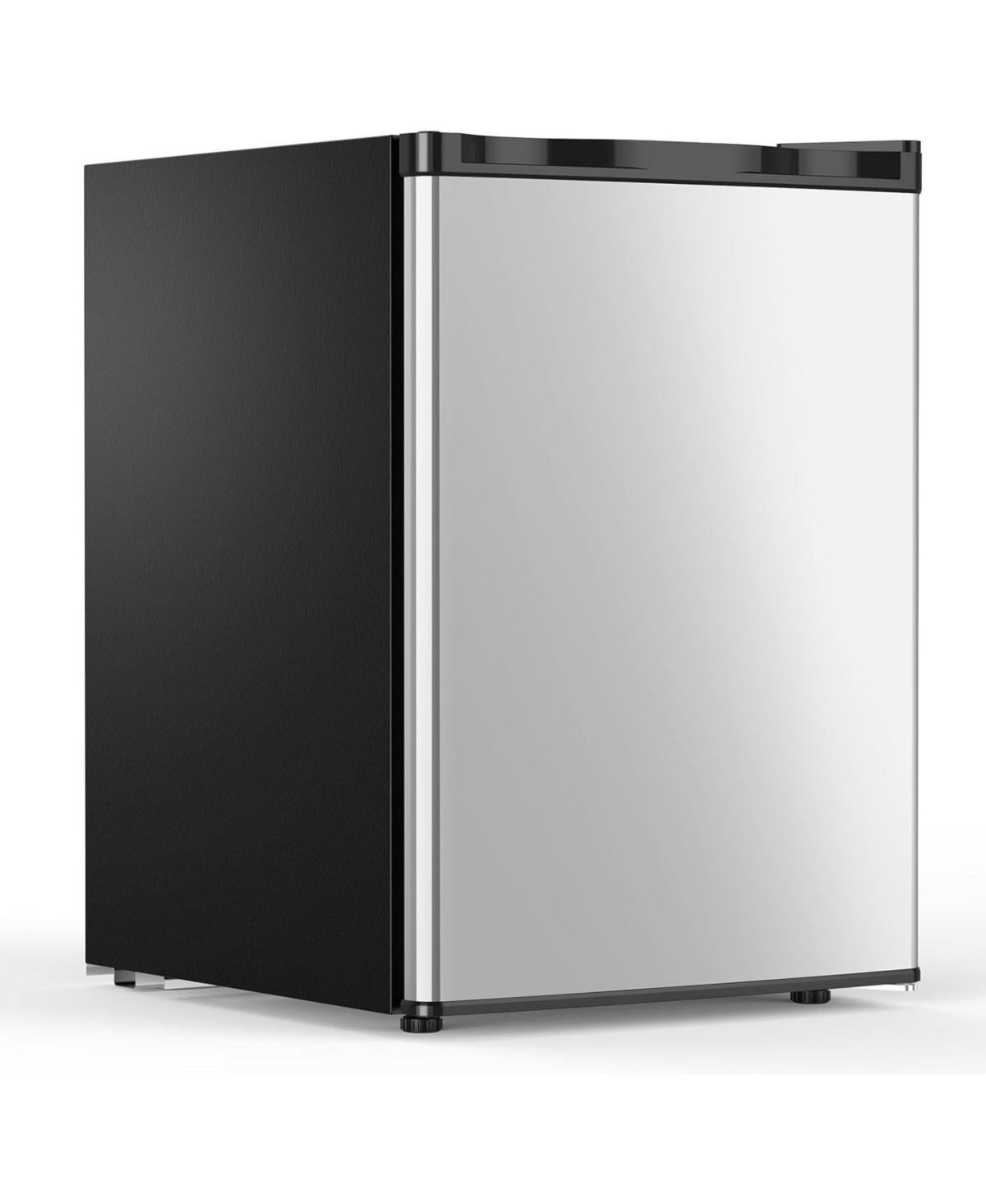 Cowsar 2.6 Cu. Ft Mini Fridge with Freezer, Single-Door Compact Refrigerator, 7 Settings Temperature Adjustable, 2 Removable Shelves