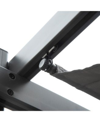 10' x 10' Pergola with Retractable Shade Canopy, Aluminum,