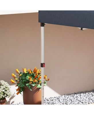 10' x 10' Pop Up Canopy with 3 Sidewalls and Carry Bag,