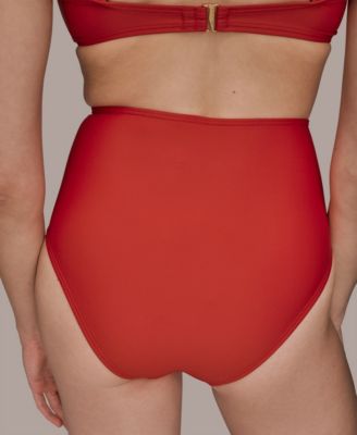 Donna Karan Women's High-Waist Bikini Bottoms