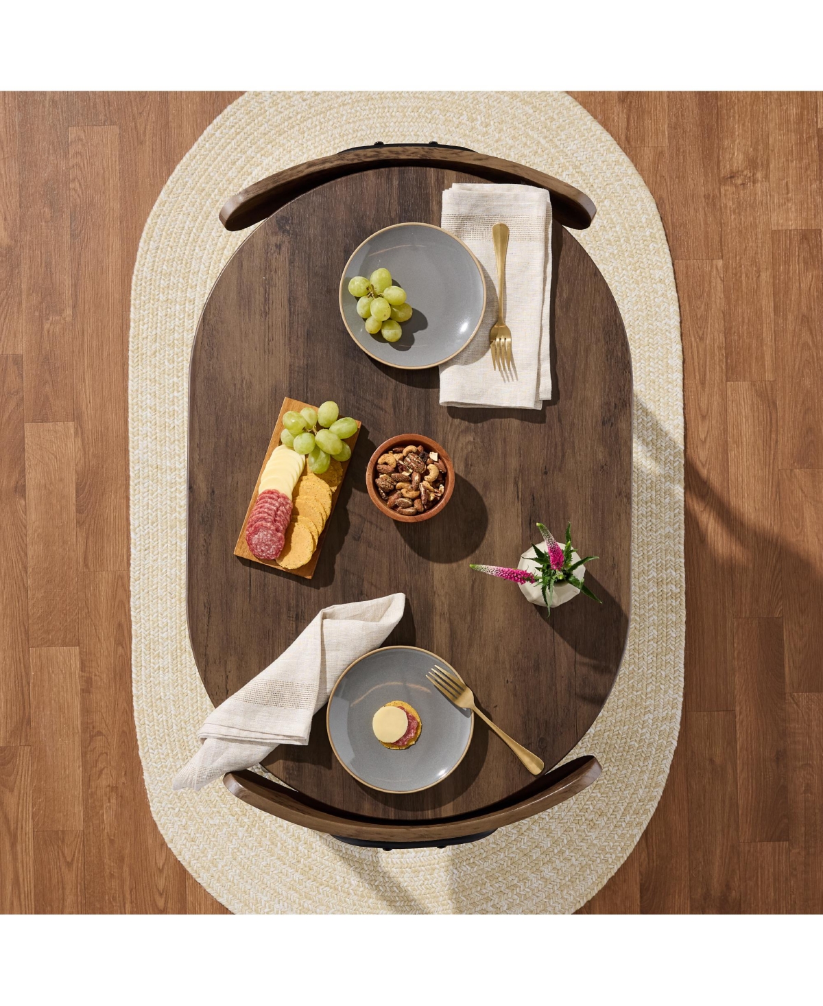 Best Choice Products 3-Piece Modern Oval Dining Table Set, Small Kitchen Dinette w/ 2 Chairs