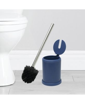 Toilet Bowl Cleaning Brush, Self-Closing Lid, Stainless-Steel Holder, Fingerprint-Proof, Rust resistant - 2 Pack