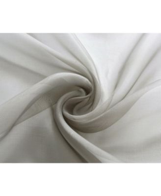 Designer Sheer Voile Rod Pocket Curtains For Small Windows