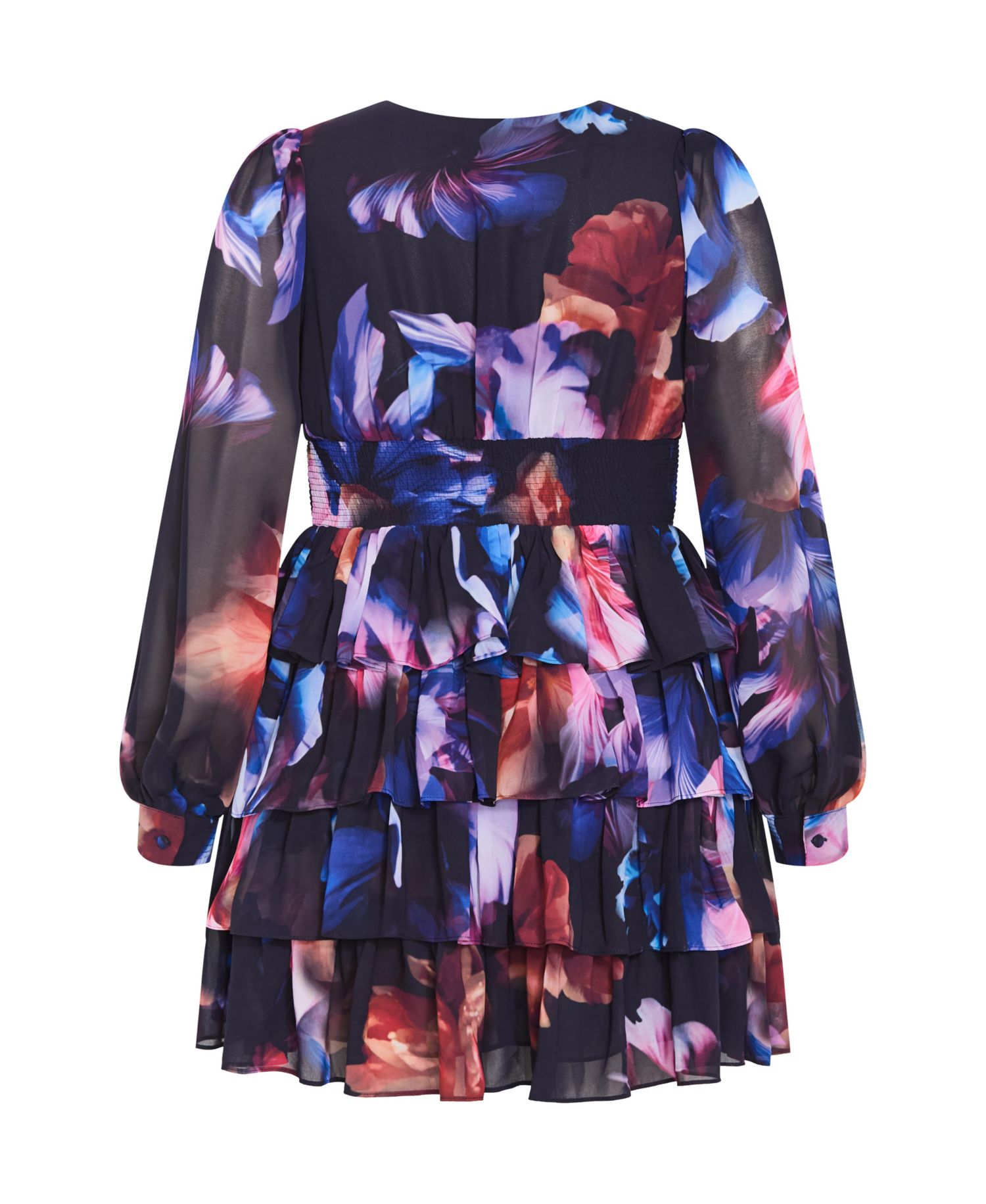 Plus Size Kailey Print Mini Dress