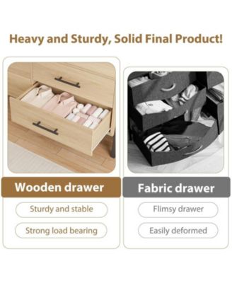 7 Dresser for Bedroom, Freestanding 52" Wide Drawer Dresser