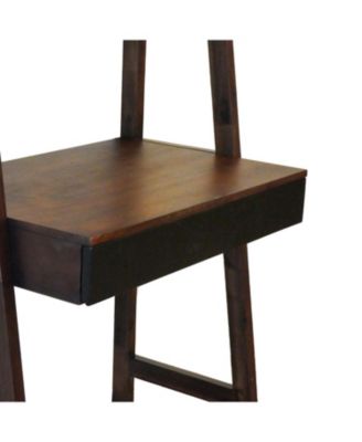 Streamdale 32x20x68" Ladder Desk, Ladder Style Display Shelf