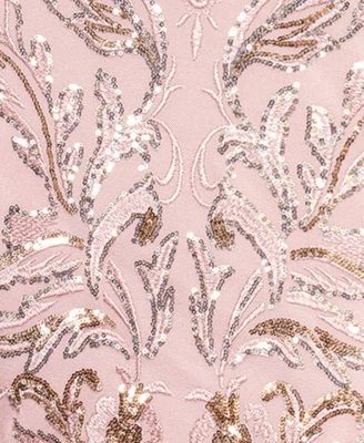 Women's Sequinned Embroidered Evening Gown