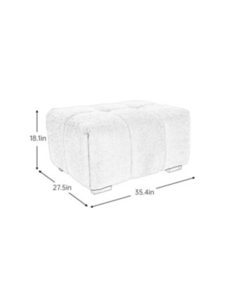 Streamdale Corduroy Oversized Modular Sofa with Extra-Wide Armrests