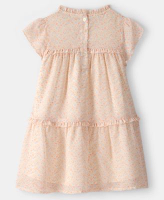 Girls' Toddler 2T-5T Floral Tiered Dress