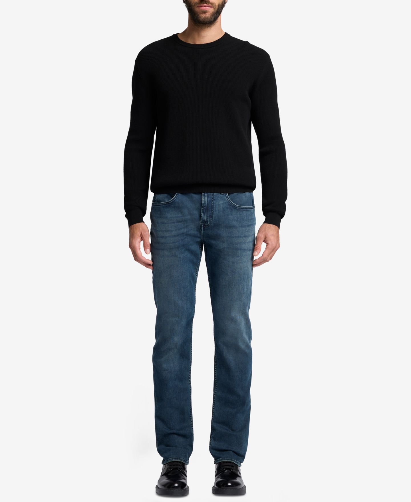 Мужские джинсы 7 For All Mankind Straight-Fit, цвет: Breckenridge — фото 2