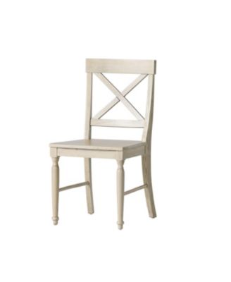 Streamdale Acacia Wood Dining Chairs, 2-Pcs Set