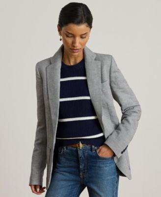 Women's Basket-Weave Blazer