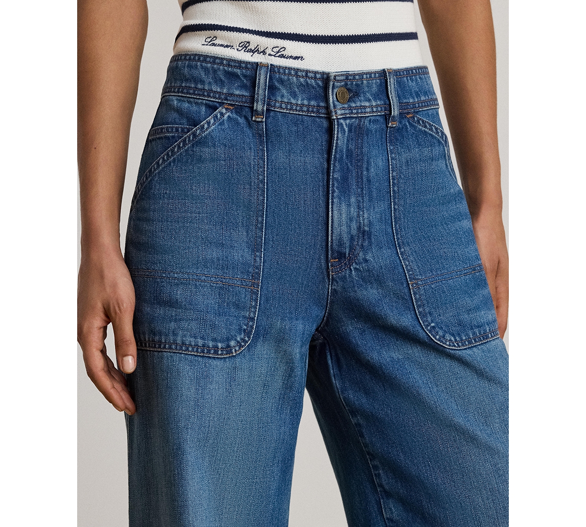 Lauren Ralph Women's High-Rise Jeans