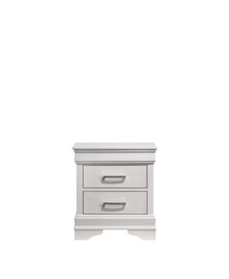 Streamdale Modern Brooklyn Nightstand Made With Wood In White