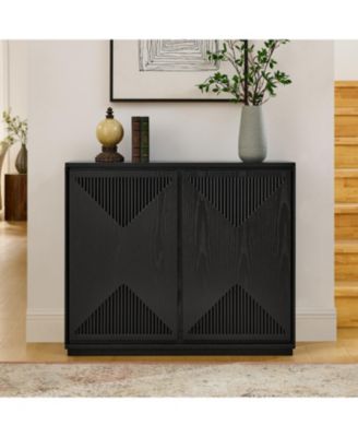 Mid Century Modern V-Shape Storage Cabinet