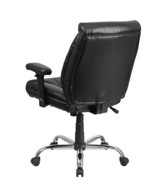 400 lb. Big & Tall Mid-Back Deep Tufted Ergonomic Task Office Chair & Arms