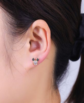 Gold Plated Cubic Zirconia Stud Earring Set
