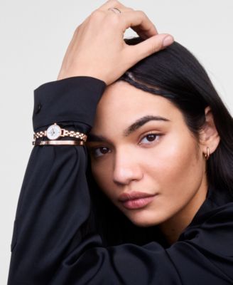 Women's Analog Rose Gold-Tone Stainless Steel Watch, 19mm