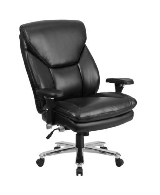 24/7 400 lb. Big & Tall High Back Swivel Ergonomic Office Chair with Lumbar Knob