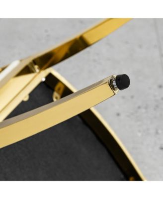 Streamdale Dining chair stainless steel legs with white PU leather set of 2pcs