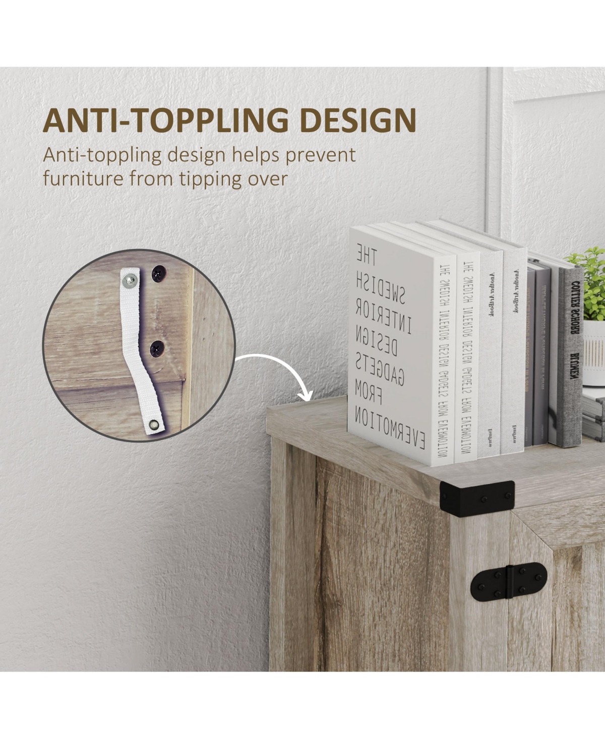 Homcom Multipurpose Corner Pantry w/Buffet Server Countertop Surface, Easy To Clean