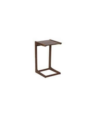 Portola Solid Acacia Wood End Table, Brown (Set of 2)