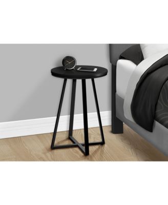 Accent Table, Side, Round, End, Nightstand, Lamp, Living Room, Bedroom,   Laminate,  Metal, Contemporary, Modern