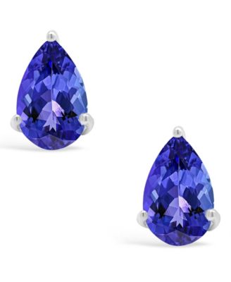 Tanzanite Stud Earrings (1-3/4 ct. t.w.) in 14k Yellow Gold (also in 14k White Gold)