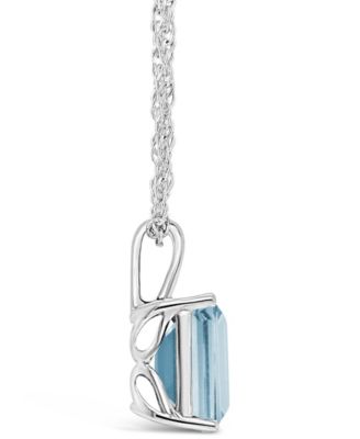 Multi-Gemstone Pendant Necklace in 14k Yellow Gold (also in 14k White Gold)