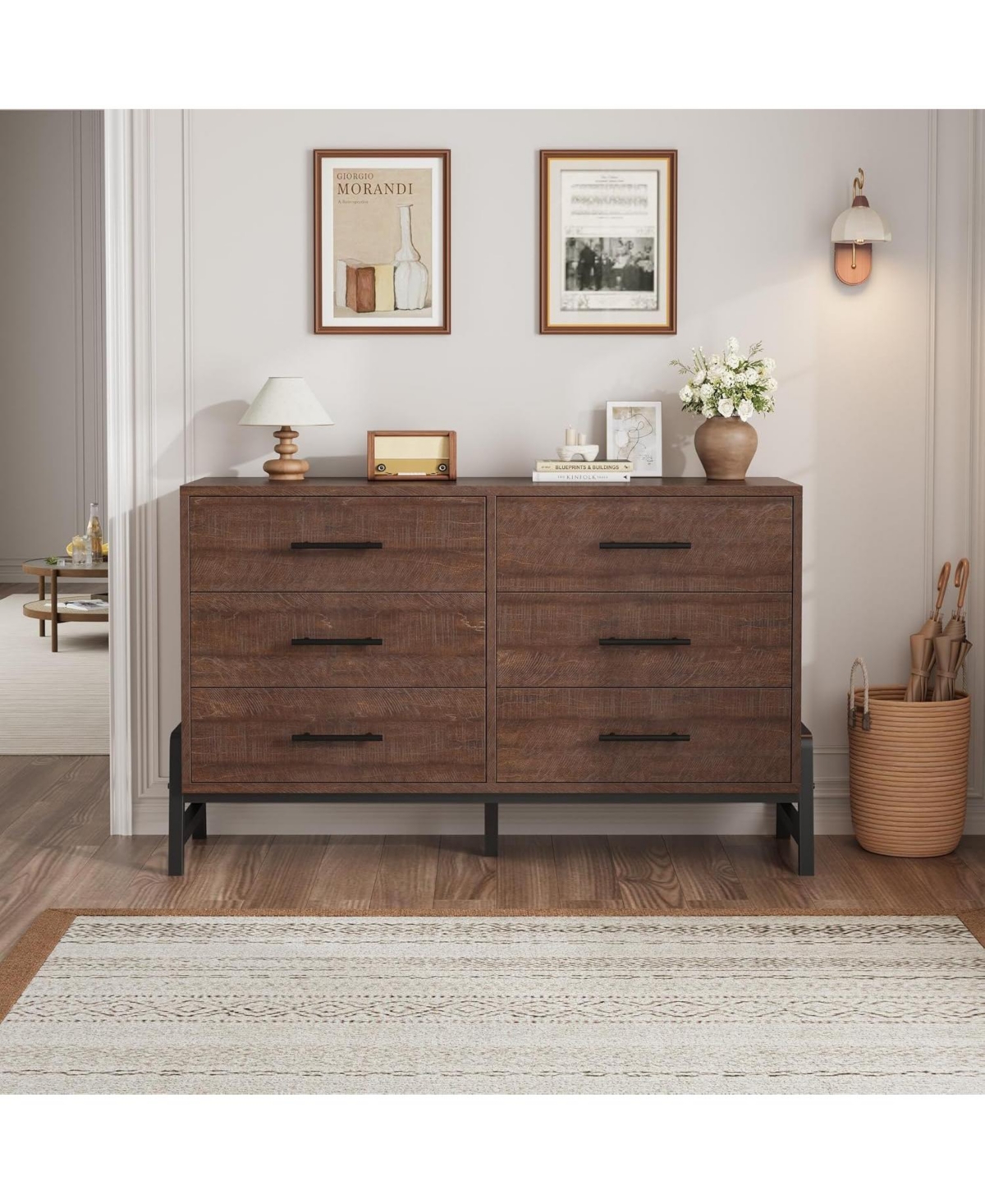 gaomon 6 Dresser for Bedroom, 52 in Wide Drawer with Large Storage Space