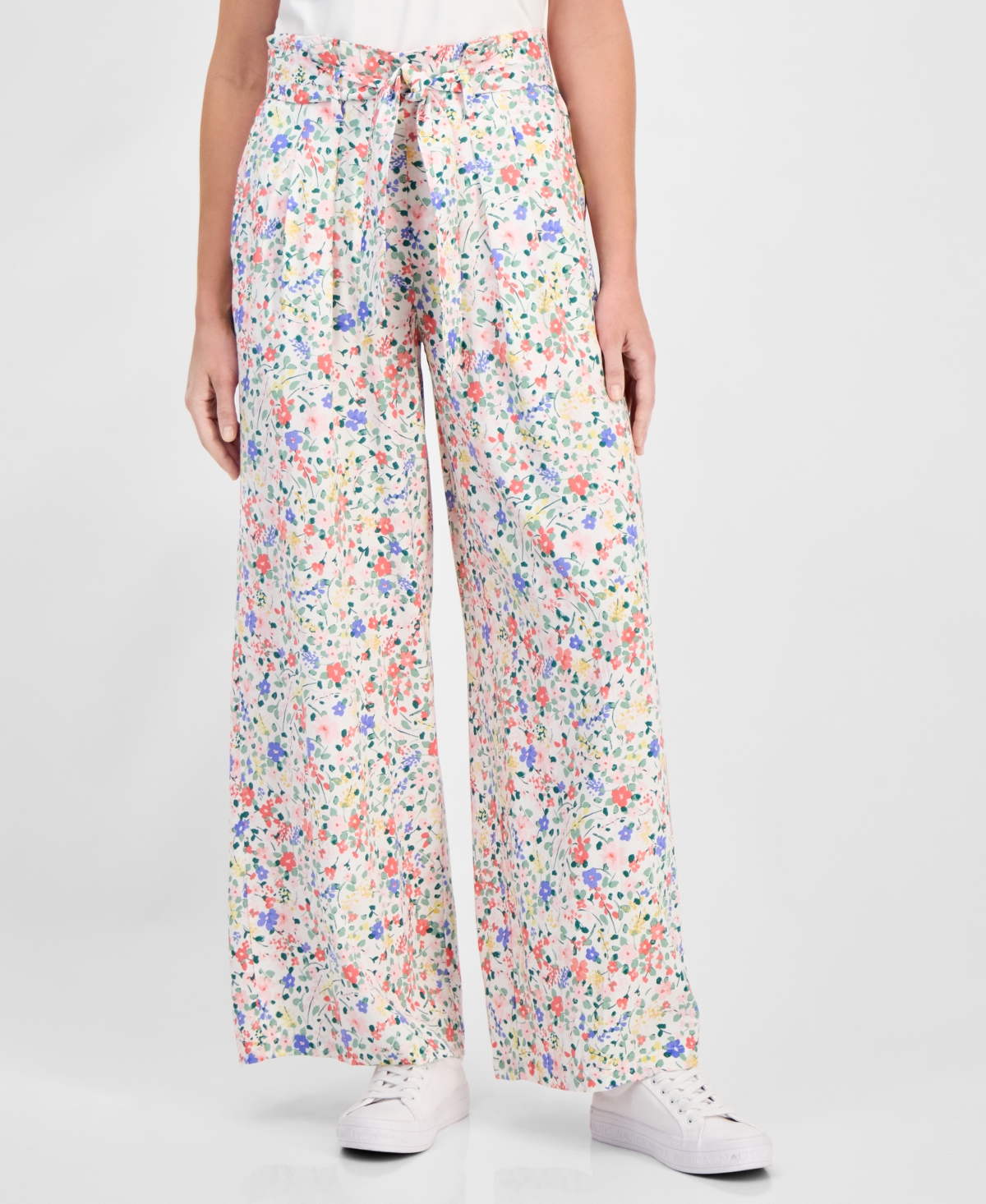 Nautica Women's Pull-On Belagio Floral Pants