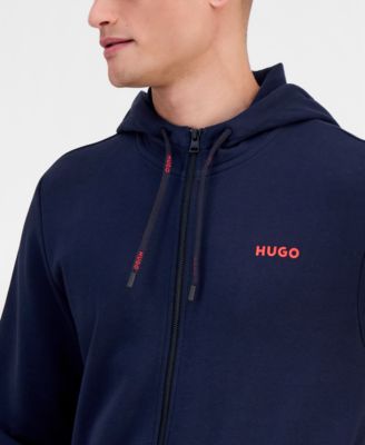 Men's Cotton Logo Full-Zip Hoodie