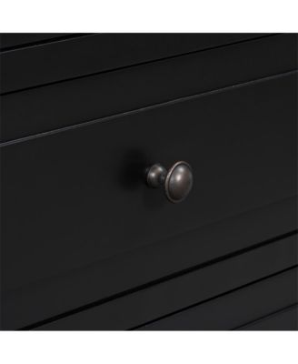 Nightstand with 3 Drawers Modern Bedside Table with Smooth Gliding Rails & Metal Handle