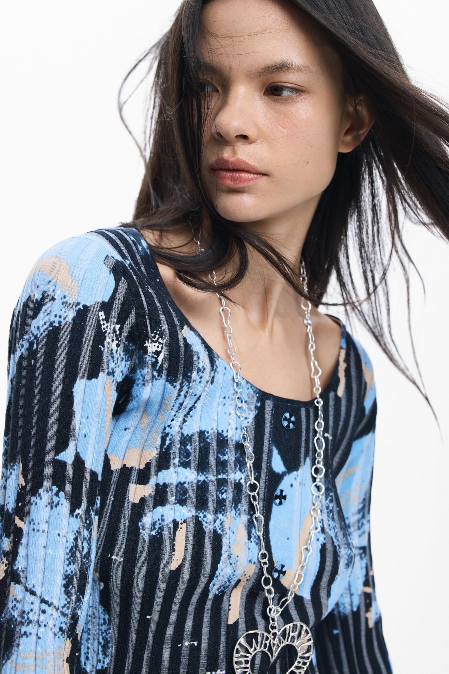 Women's Fine Floral-Texture Sweater