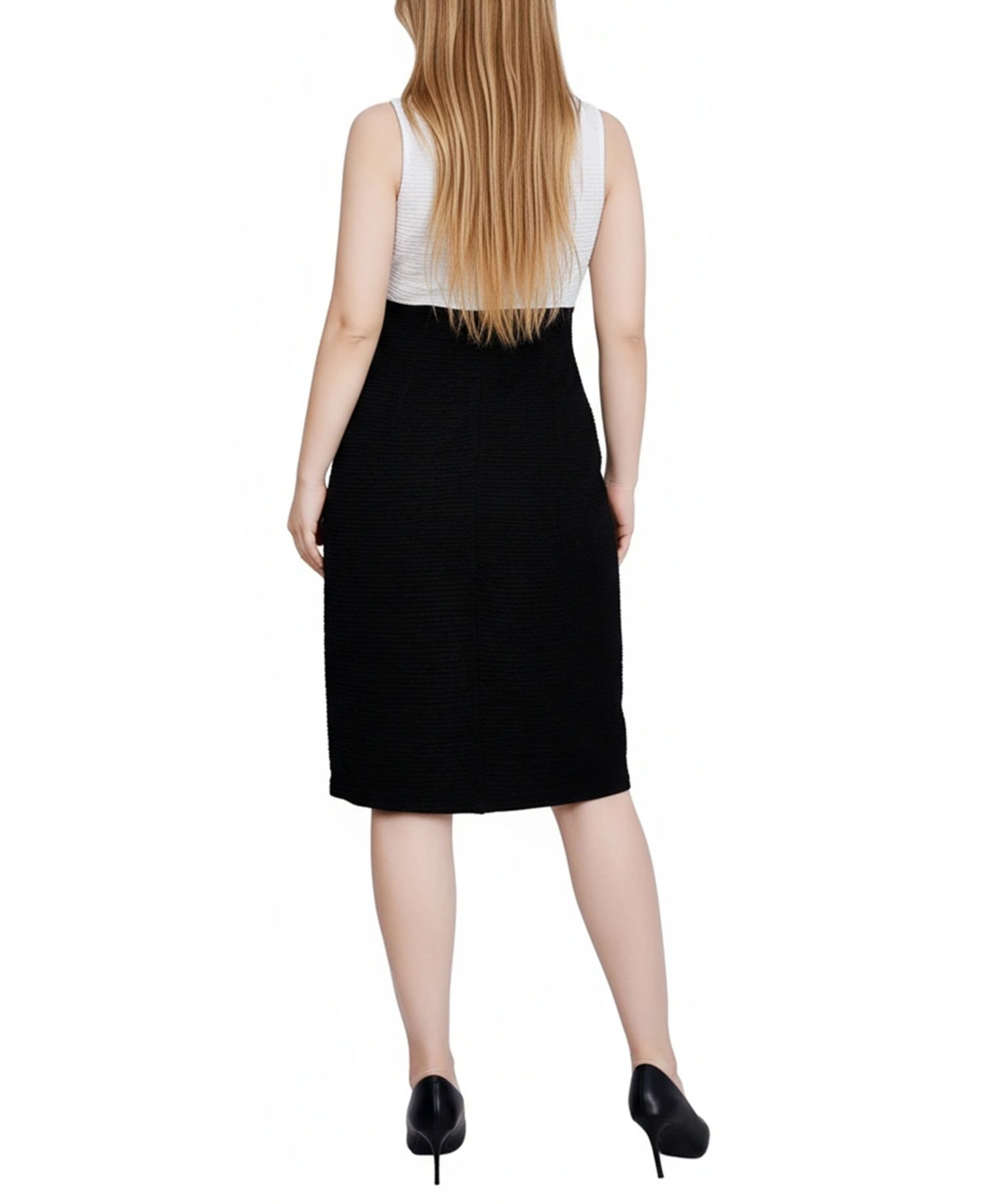 Women's Lace-Detail 2 Piece Textured Knit Dress Set