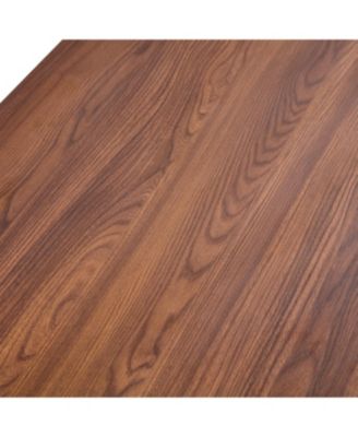 Walnut coffee table, double-layered, MDF, suitable for living room, bedroom, study