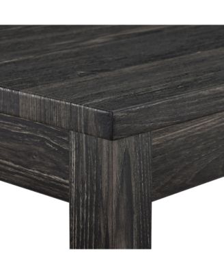 Industrial 5 Piece Dining Table Set with 4 Stools 36Inch Square Table and Space Saving Design for Kitchen Dining Room and Game Room