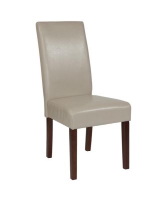 Ellison Mid-Century Panel Back Parsons Accent Dining Chair - Set of 6