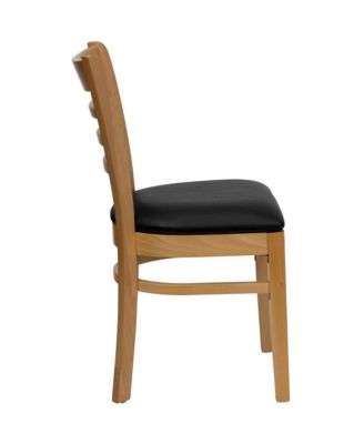 Ladder Back Wooden Restaurant Dining Chair