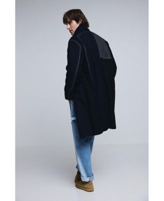 Men's Long striped coat