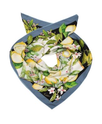 Limoni Fioriti - Silk Foulard for Women