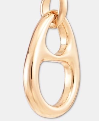 Mother-of-Pearl & Link Drop Earrings