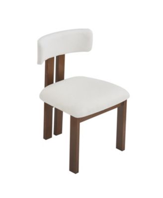 3-Piece Dining Set: Round Table & 2 Upholstered Chairs