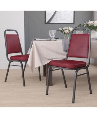 4 Pack Trapezoidal Back Stacking Banquet Chair