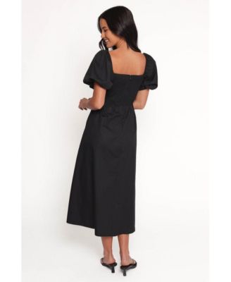 Women's Clo Puff Sleeve Midi Dress