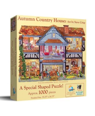 Autumn Country House 1000 piece Jigsaw Puzzle for Adults Special Shape Thanksgiving