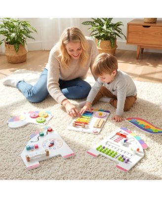 11 in 1 Dinosaur Busy Board Wall Activity Panels