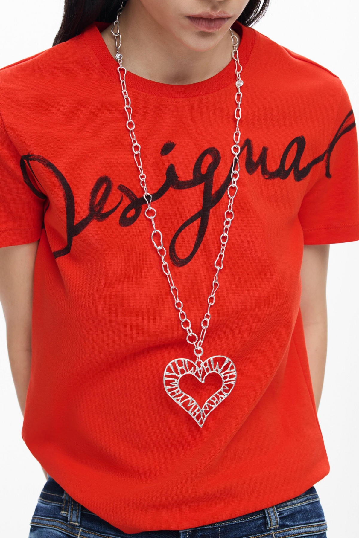 Desigual Women's Logo knit t-shirt